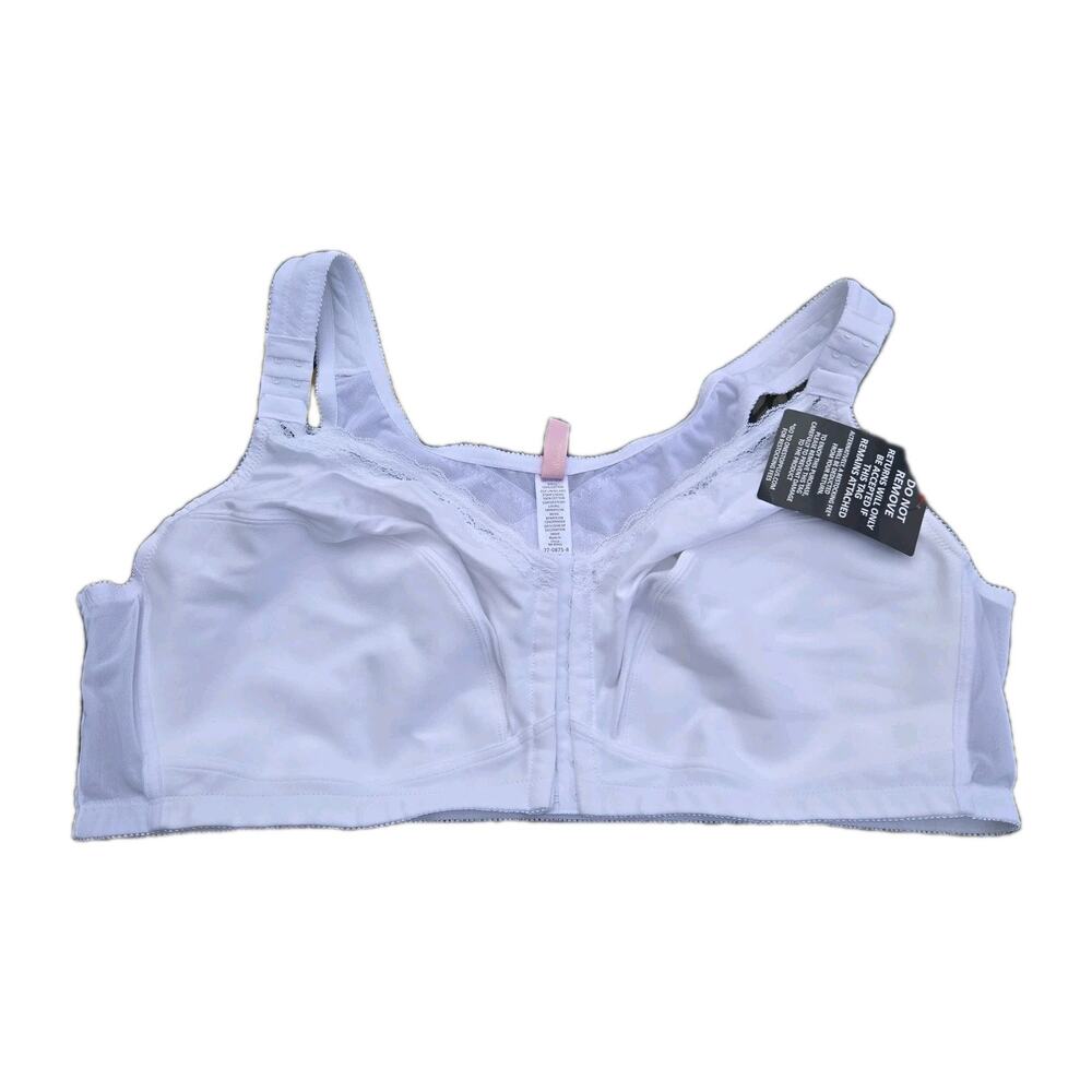Comfort Choice Size 52B Front Closure Cotton Wire Free Bra